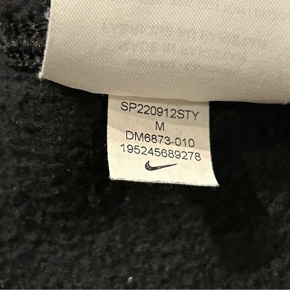 Nike Sportswear Sport Essentials+ Pullover Hoodie Black Blue Size Medium - Picture 7 of 7